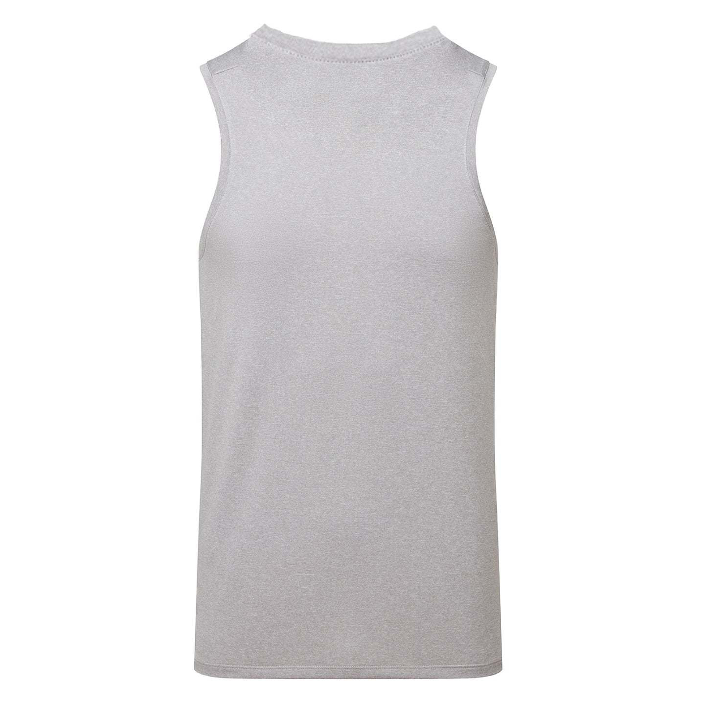 Silver Melange - Back - TriDri Mens Ion-Charge Performance Vest Top