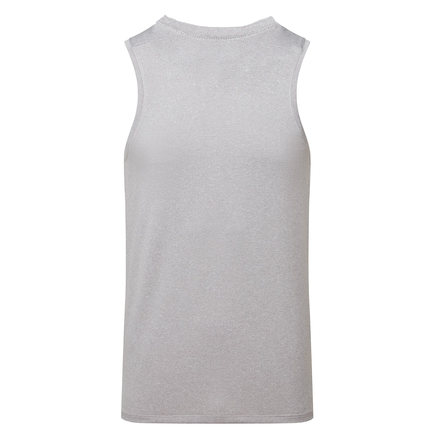 Silver Melange - Back - TriDri Mens Ion-Charge Performance Vest Top