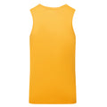 Sun Yellow - Back - TriDri Mens Ion-Charge Performance Vest Top