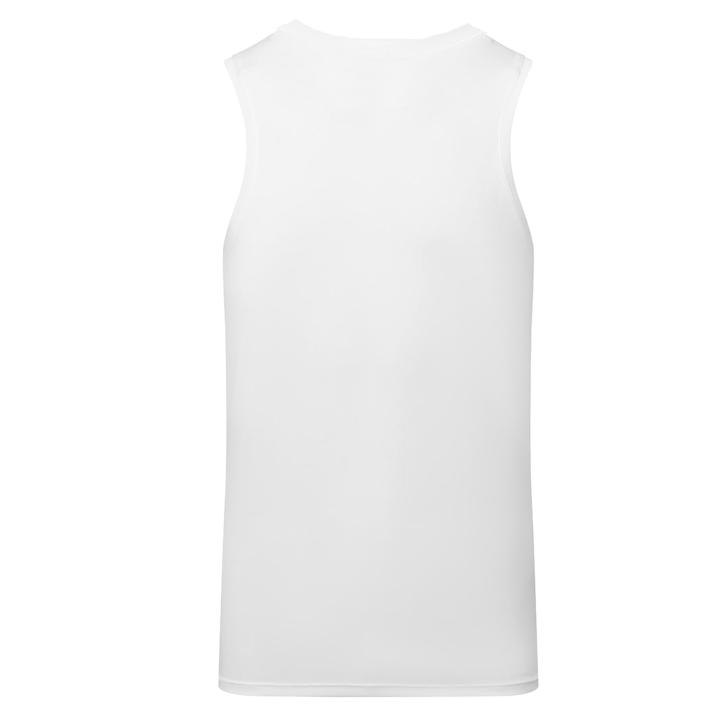 White - Back - TriDri Mens Ion-Charge Performance Vest Top