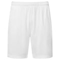 White - Front - TriDri Unisex Adult Ion-Charge Performance Shorts