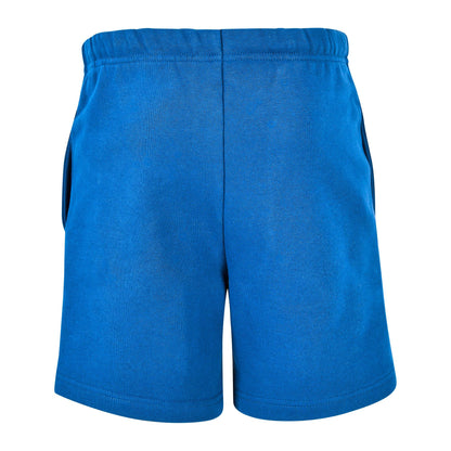 Intense Blue - Back - Build Your Brand Childrens-Kids Basic Sweat Shorts
