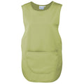 Lime - Front - Premier Ladies-Womens Pocket Tabard - Workwear