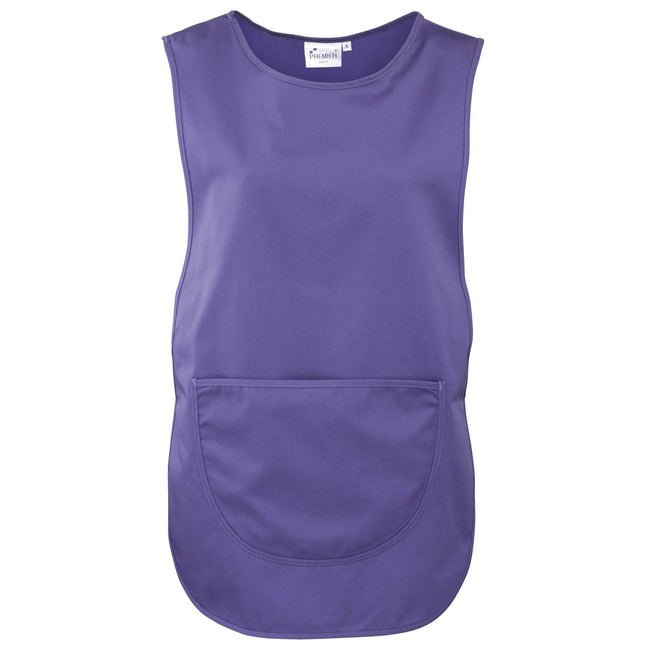 Purple - Front - Premier Ladies-Womens Pocket Tabard - Workwear