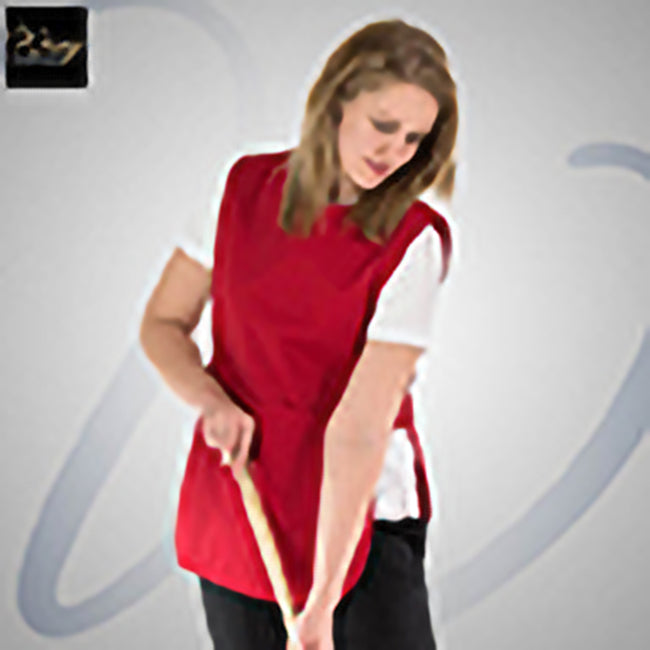 Red - Back - Premier Ladies-Womens Pocket Tabard - Workwear