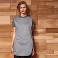 Silver - Back - Premier Ladies-Womens Pocket Tabard - Workwear