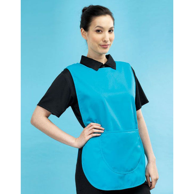 Turquoise - Back - Premier Ladies-Womens Pocket Tabard - Workwear