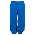 Intense Blue - Front - Build Your Brand Childrens-Kids Basic Plain Jogging Bottoms