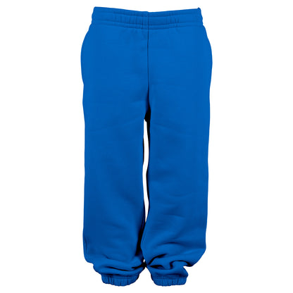 Intense Blue - Front - Build Your Brand Childrens-Kids Basic Plain Jogging Bottoms