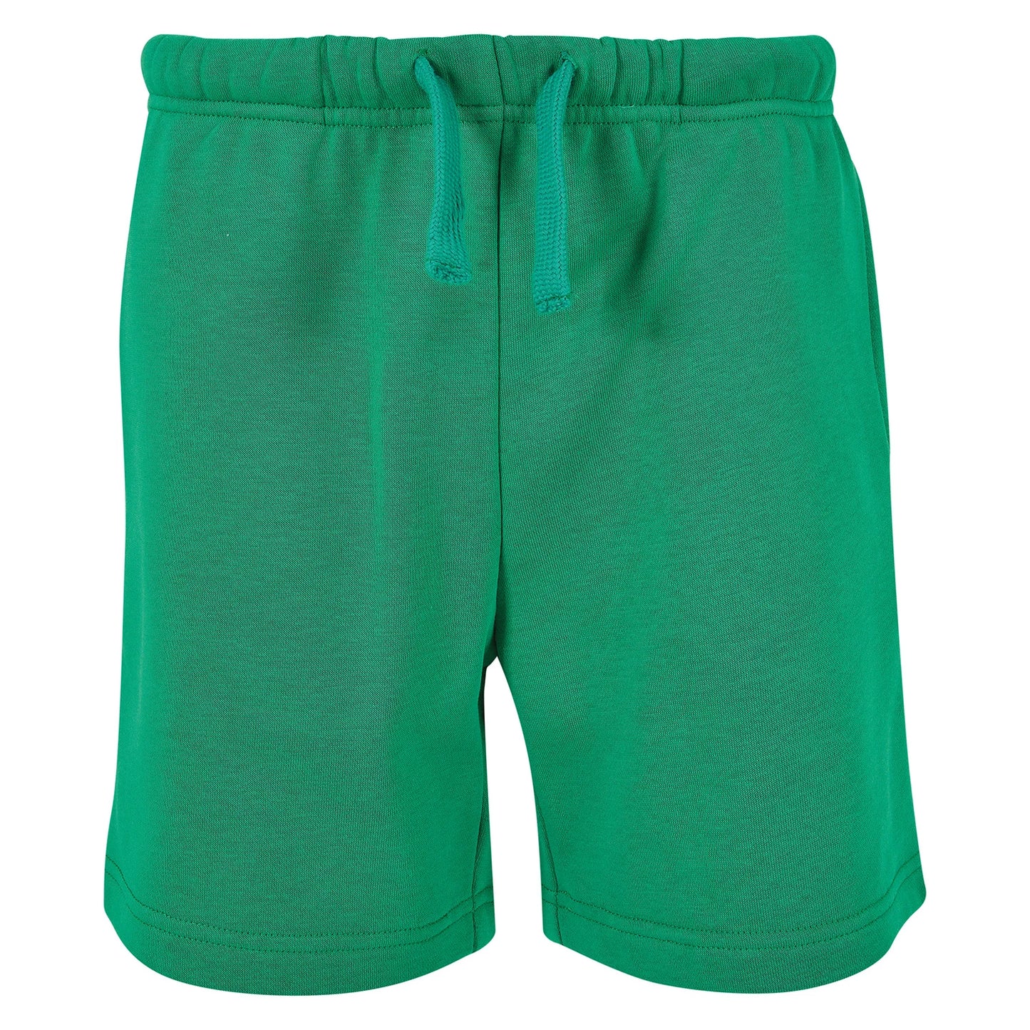 Grass Green - Front - Build Your Brand Childrens-Kids Basic Sweat Shorts