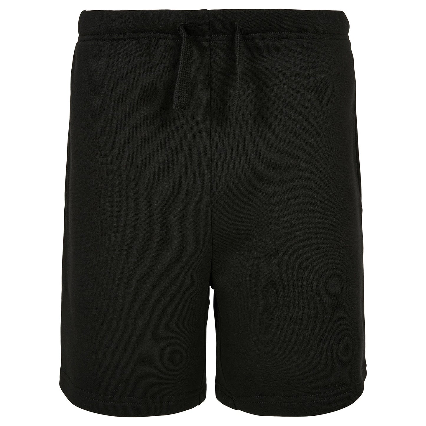 Black - Front - Build Your Brand Childrens-Kids Basic Sweat Shorts