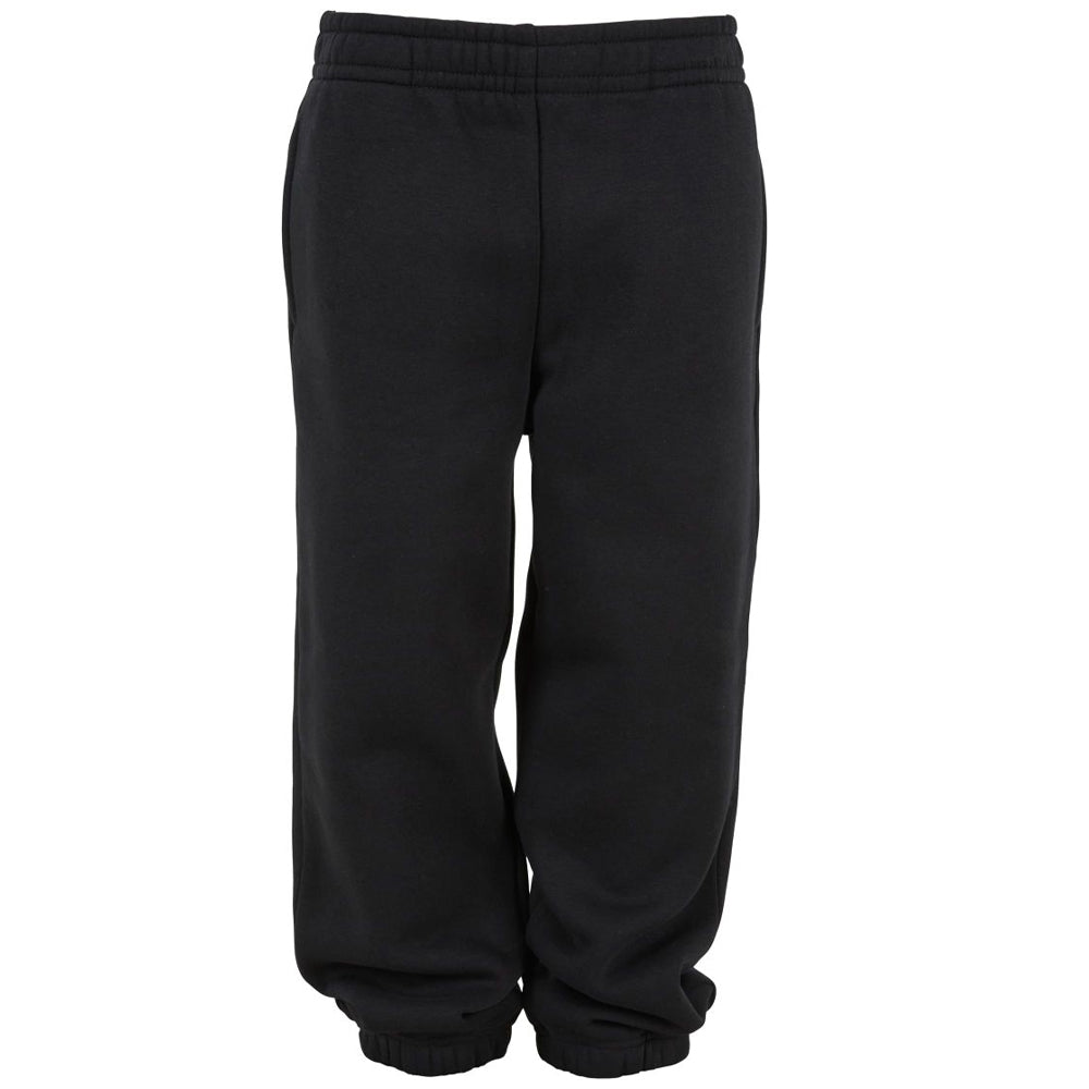 Black - Front - Build Your Brand Childrens-Kids Basic Jogging Bottoms