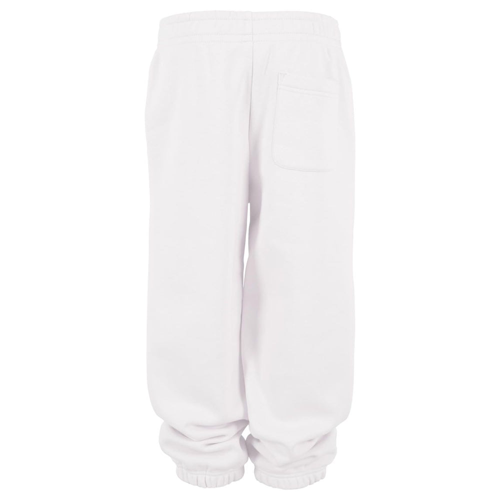 White - Back - Build Your Brand Childrens-Kids Basic Jogging Bottoms