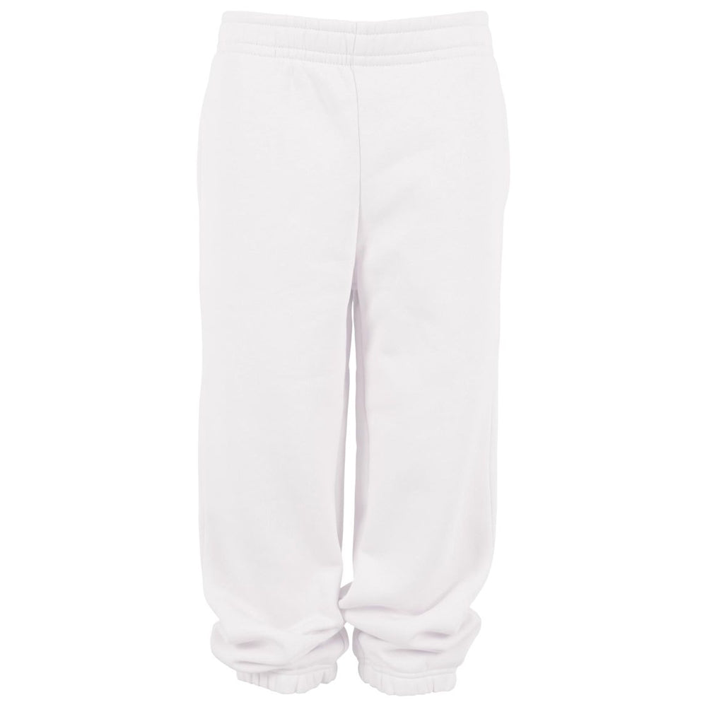 White - Front - Build Your Brand Childrens-Kids Basic Jogging Bottoms