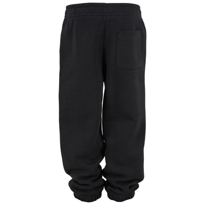 Black - Back - Build Your Brand Childrens-Kids Basic Jogging Bottoms