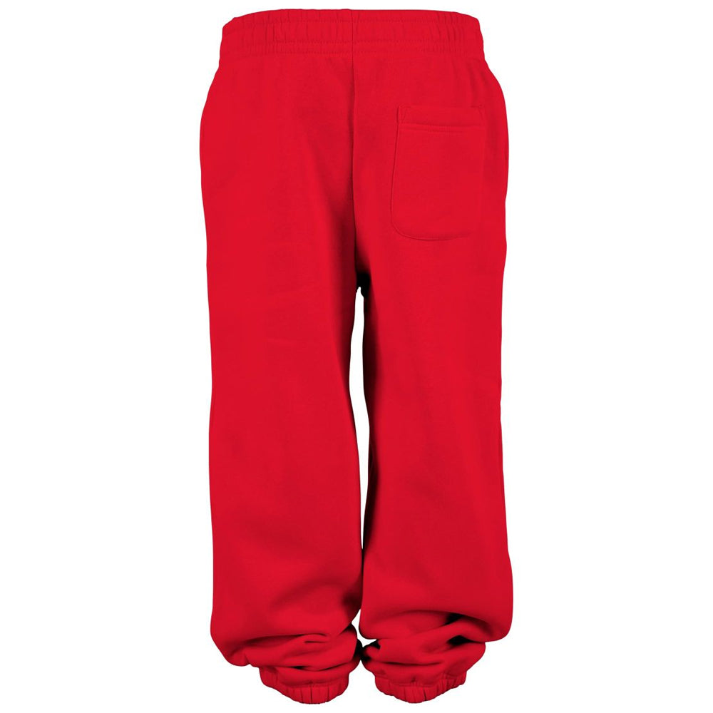 City Red - Back - Build Your Brand Childrens-Kids Basic Jogging Bottoms