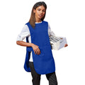 Royal - Back - Premier Ladies-Womens Long Length Pocket Tabard - Workwear