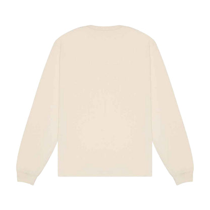 Natural - Back - Bella + Canvas Unisex Adult Heavy Boxy Long-Sleeved T-Shirt