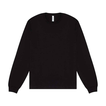 Black - Front - Bella + Canvas Unisex Adult Heavy Boxy Long-Sleeved T-Shirt