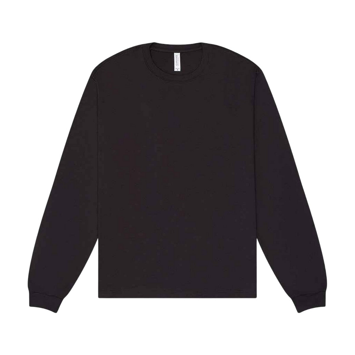 Dark Grey - Front - Bella + Canvas Unisex Adult Heavy Boxy Long-Sleeved T-Shirt