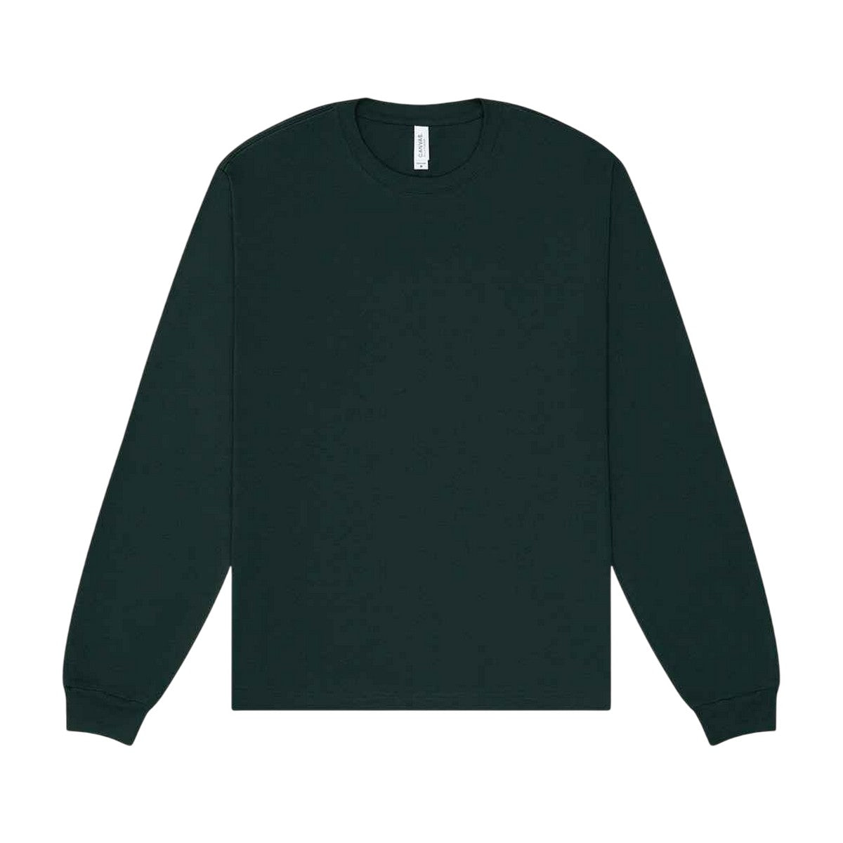 Forest - Front - Bella + Canvas Unisex Adult Heavy Boxy Long-Sleeved T-Shirt