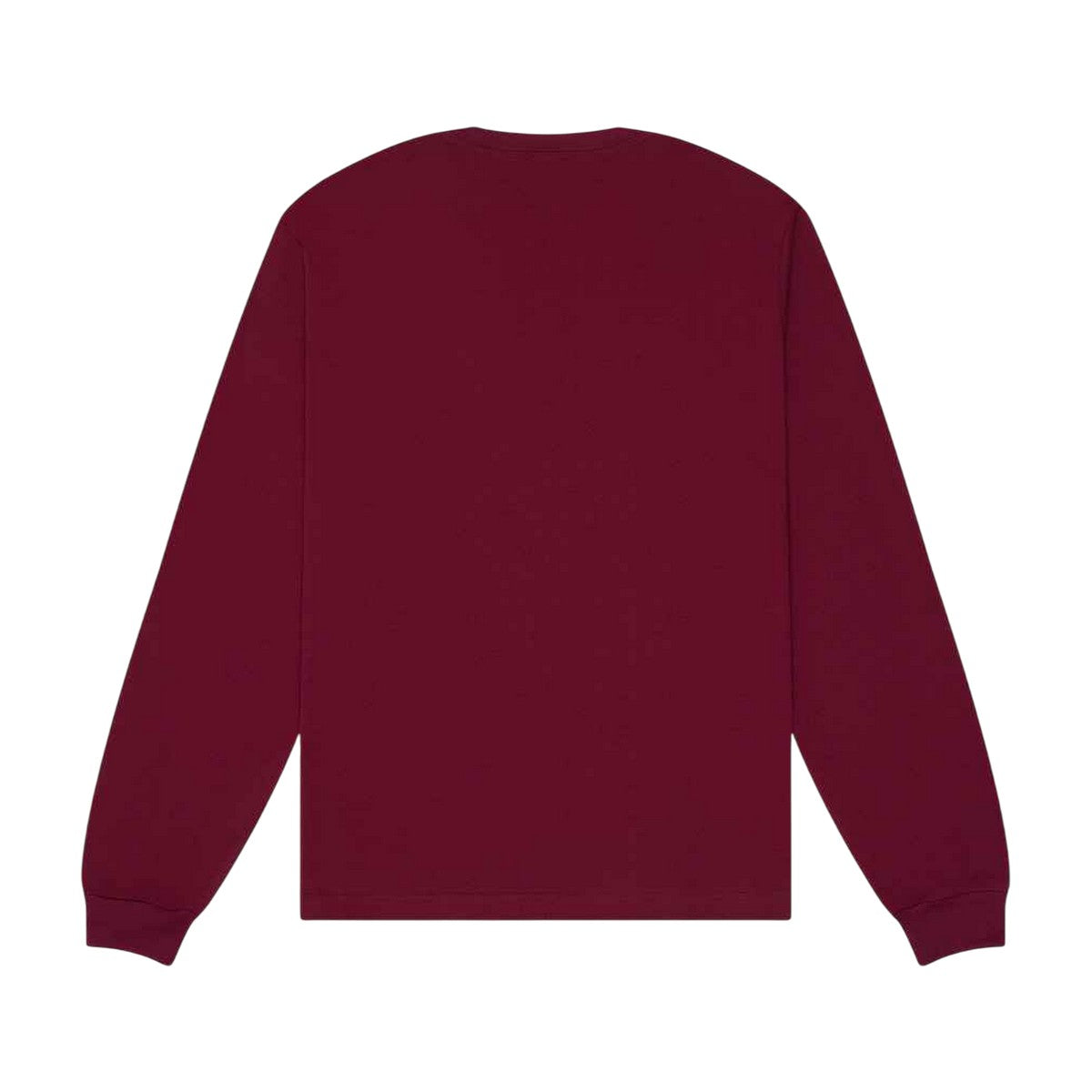 Maroon - Back - Bella + Canvas Unisex Adult Heavy Boxy Long-Sleeved T-Shirt