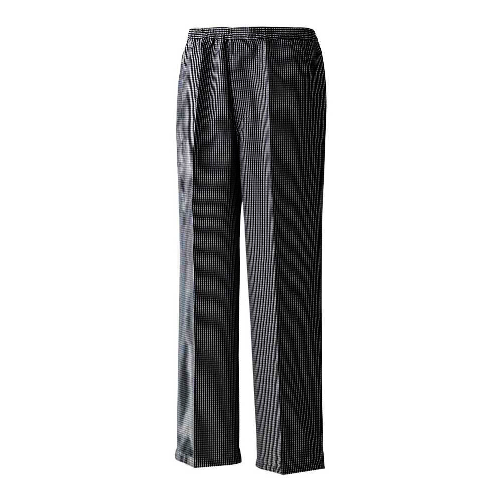 Black - Front - Premier Unisex Adult Pull-On Chef Trousers