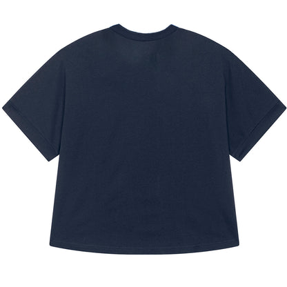 Navy - Back - Stanley Womens-Ladies Stella Collider Oversized T-Shirt