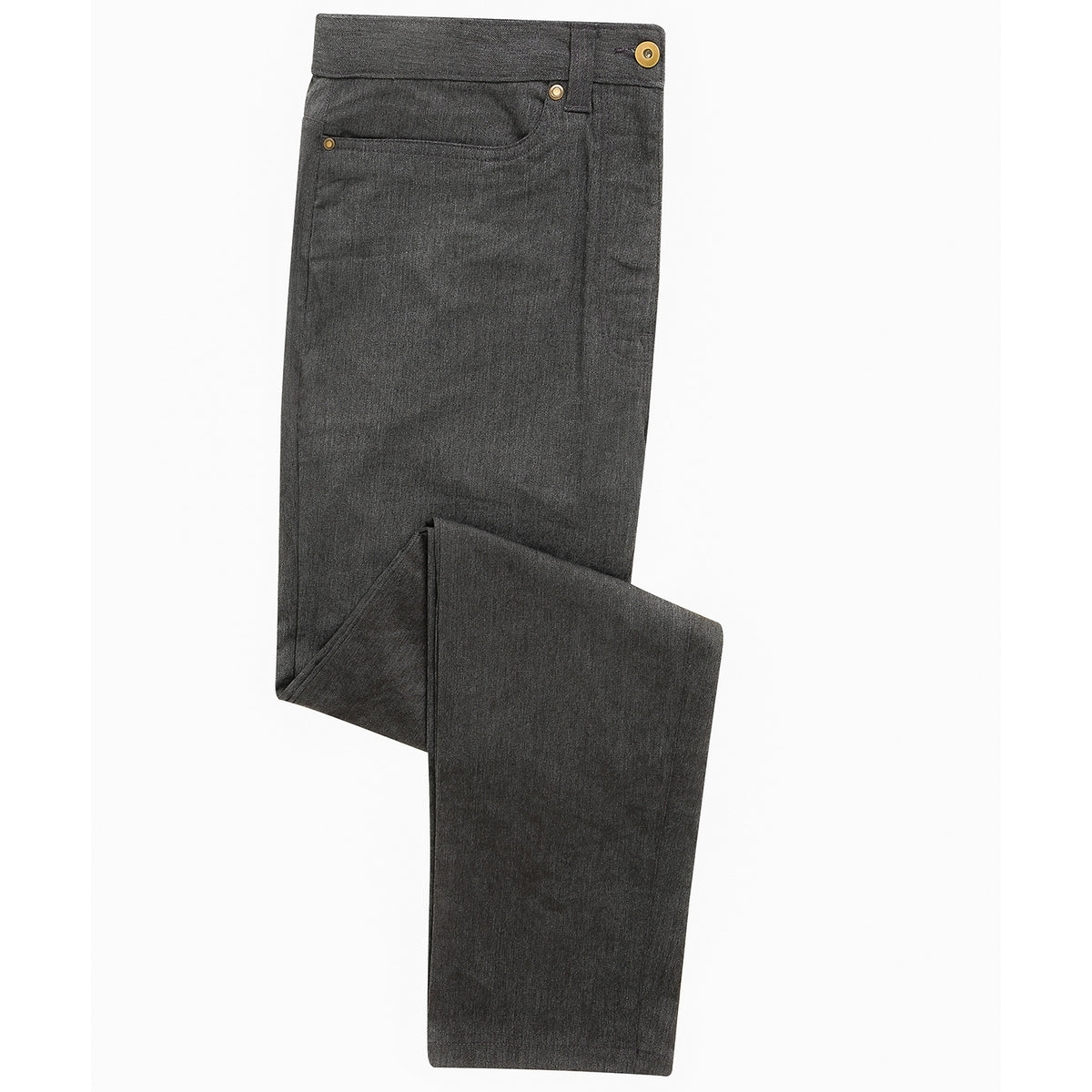 Charcoal - Front - Premier Mens Performance Chinos