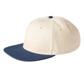 Natural-Navy - Back - Beechfield Unisex Adult Baseball Cap