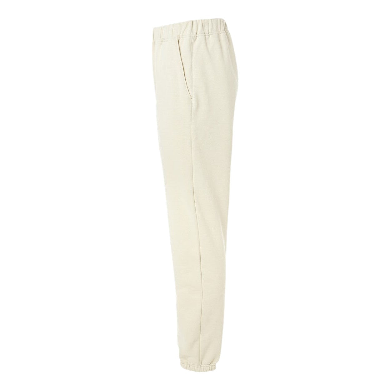 Off White - Side - Gildan Unisex Adult Midweight Jogging Bottoms