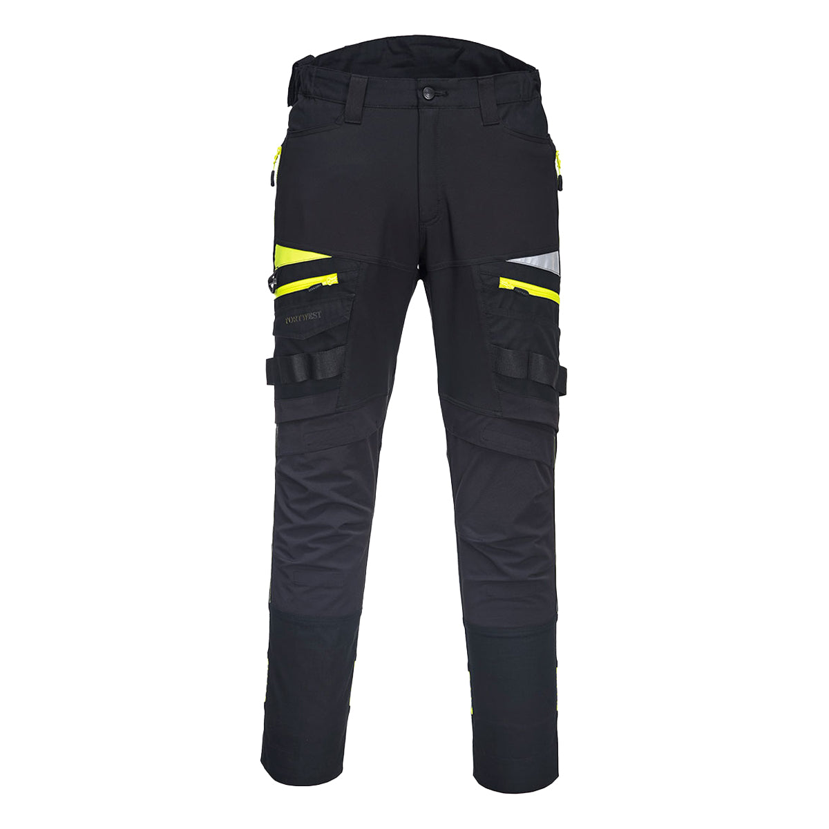 Black - Front - Portwest Mens DX4 Work Trousers