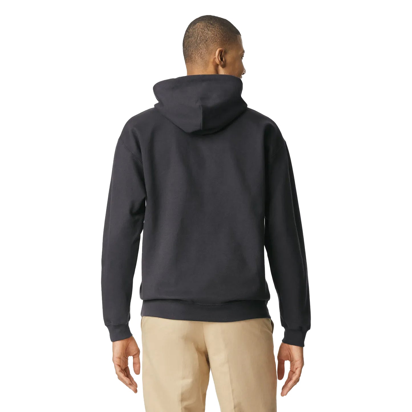 Smoke - Back - Gildan Unisex Adult Midweight Hoodie