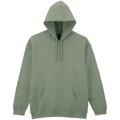 Sage - Front - Gildan Unisex Adult Midweight Hoodie