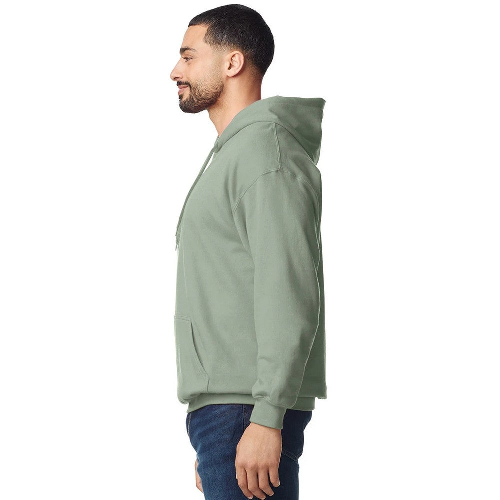 Sage - Side - Gildan Unisex Adult Midweight Hoodie