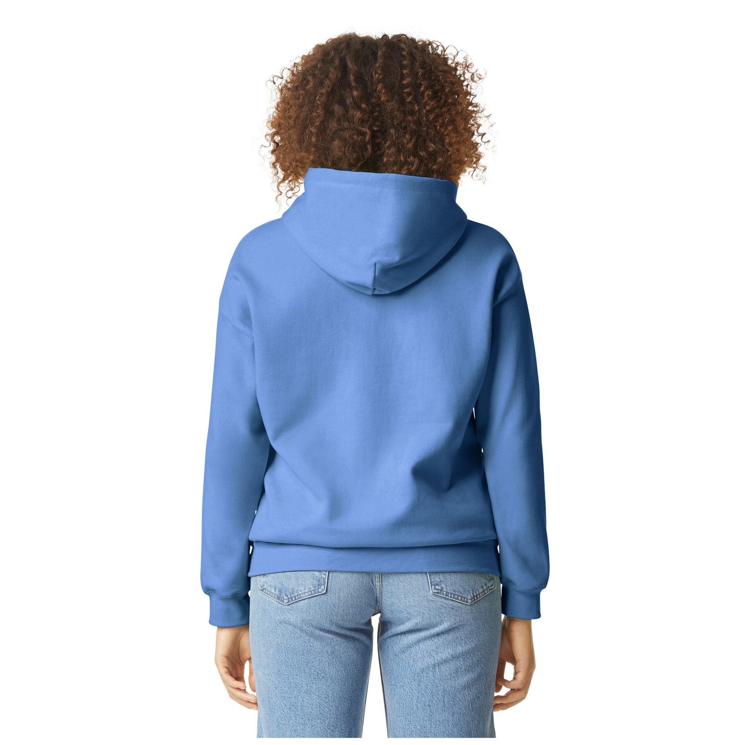 Carolina Blue - Back - Gildan Unisex Adult Midweight Hoodie