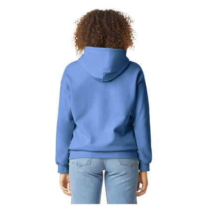 Carolina Blue - Back - Gildan Unisex Adult Midweight Hoodie