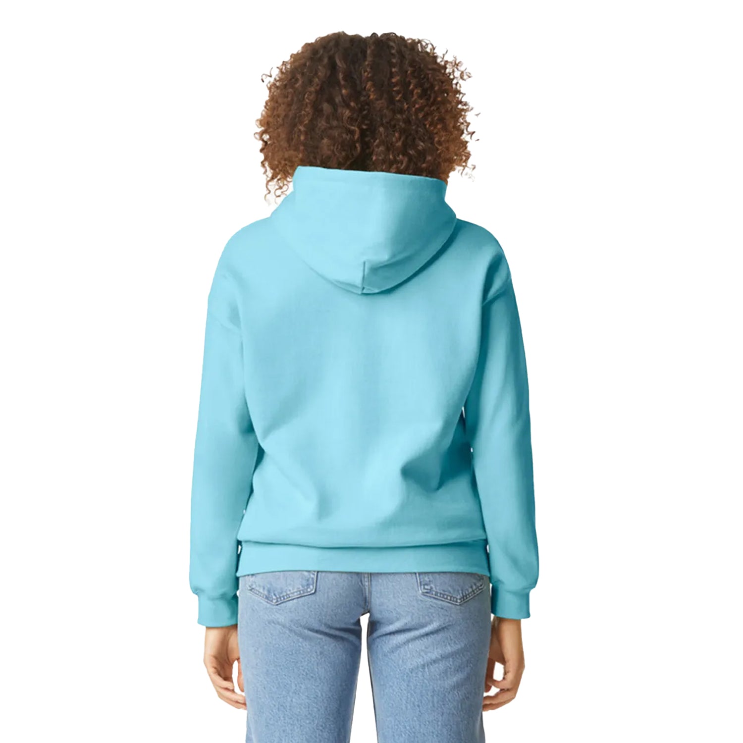 Sky - Back - Gildan Unisex Adult Midweight Hoodie