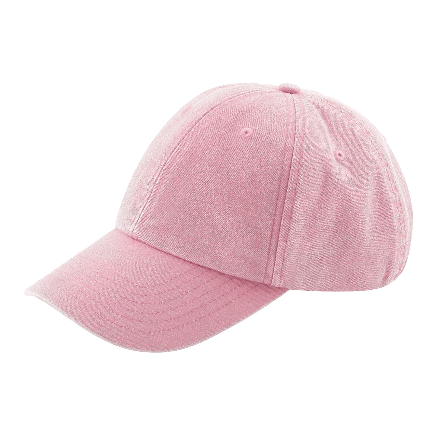 Vintage Dusky Pink - Back - Beechfield Childrens-Kids Vintage Low Profile Baseball Cap