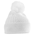 White - Front - Beechfield Snow Luxe Beanie