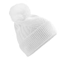 White - Back - Beechfield Snow Luxe Beanie