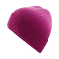 Pink - Back - Beechfield Dip Dye Beanie