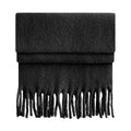 Black - Front - Beechfield Fluffy Scarf