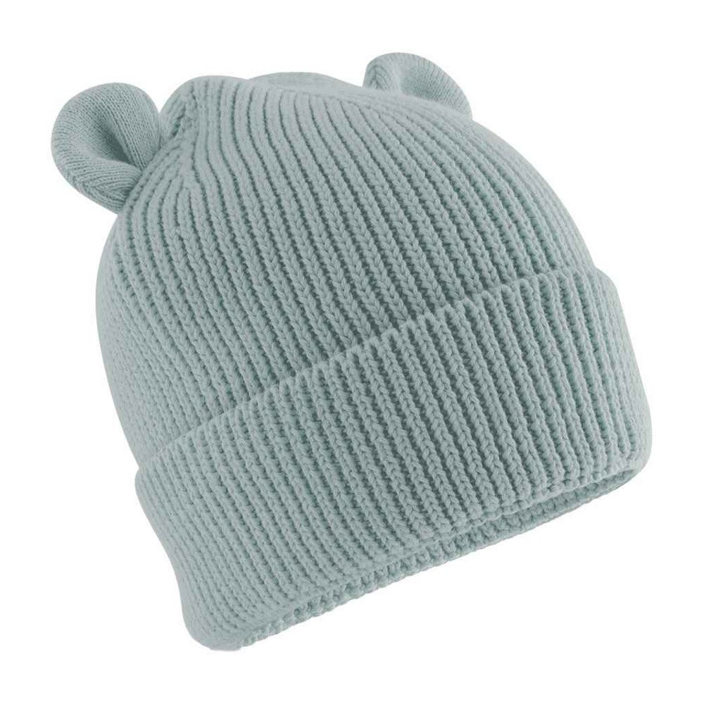Dusty Turquoise - Back - Beechfield Baby Bear Organic Beanie