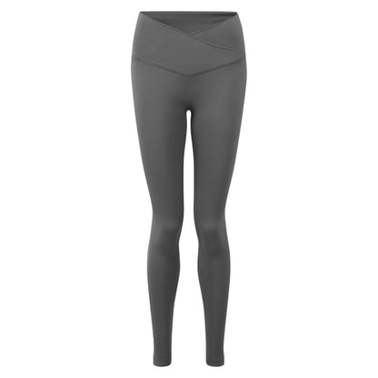 Charcoal - Front - TriDri Womens-Ladies Recycled Leggings