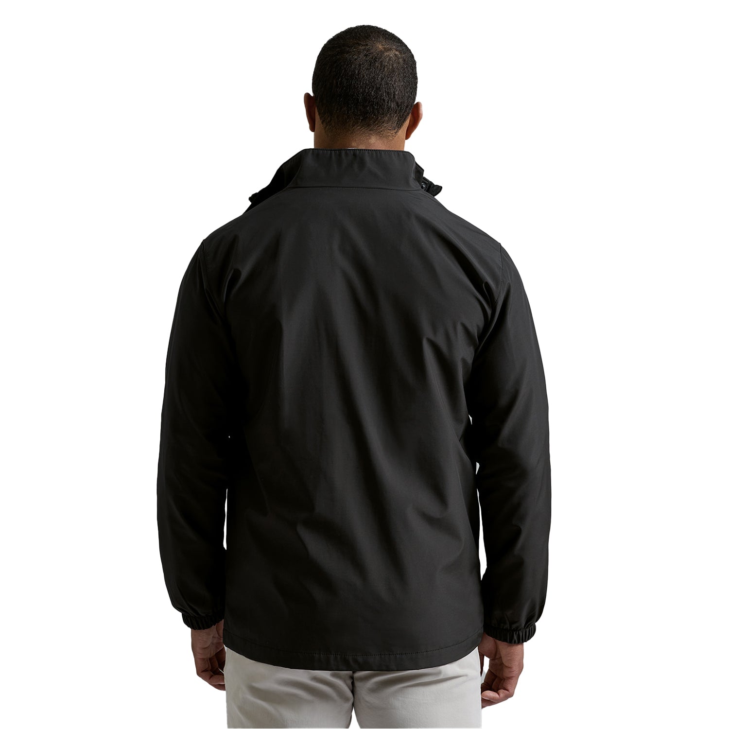 Black - Back - 2786 Mens Recycled Lightweight Jacket