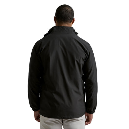 Black - Back - 2786 Mens Recycled Lightweight Jacket