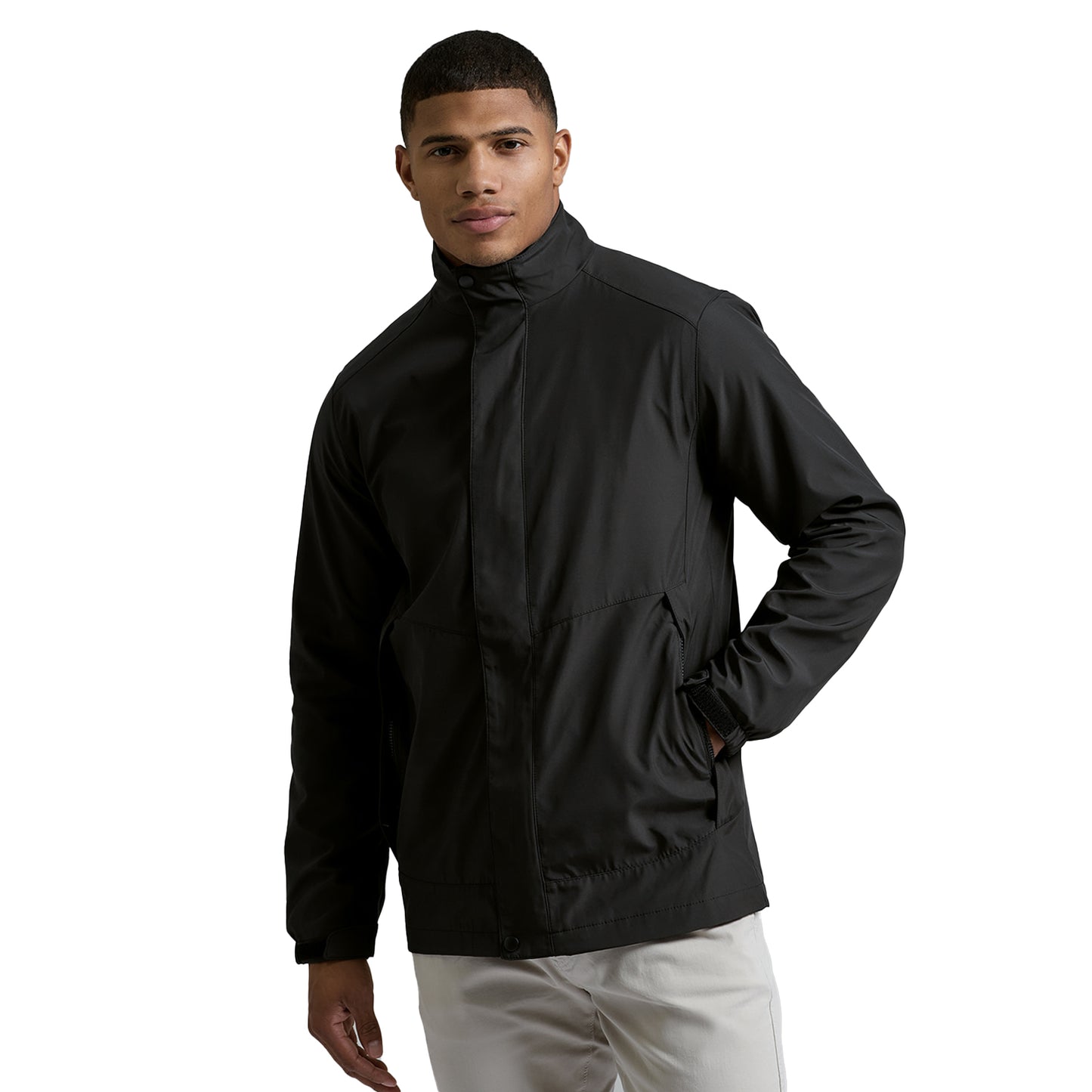 Black - Side - 2786 Mens Recycled Lightweight Jacket