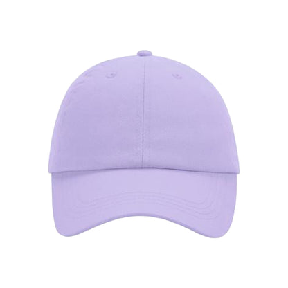 Lavender - Side - Beechfield Childrens-Kids Low Profile Baseball Cap