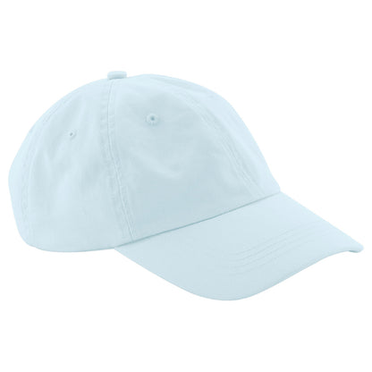 Pastel Blue - Front - Beechfield Childrens-Kids Low Profile Baseball Cap